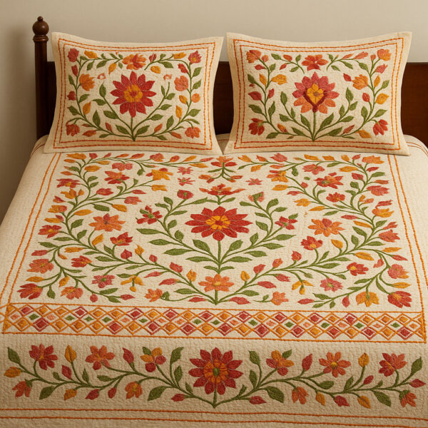 Nakshi Kantha Bed Sheet Set