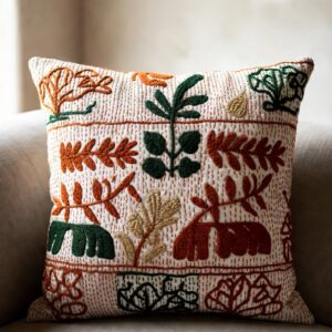 Heritage Nakshi Kantha Pillow