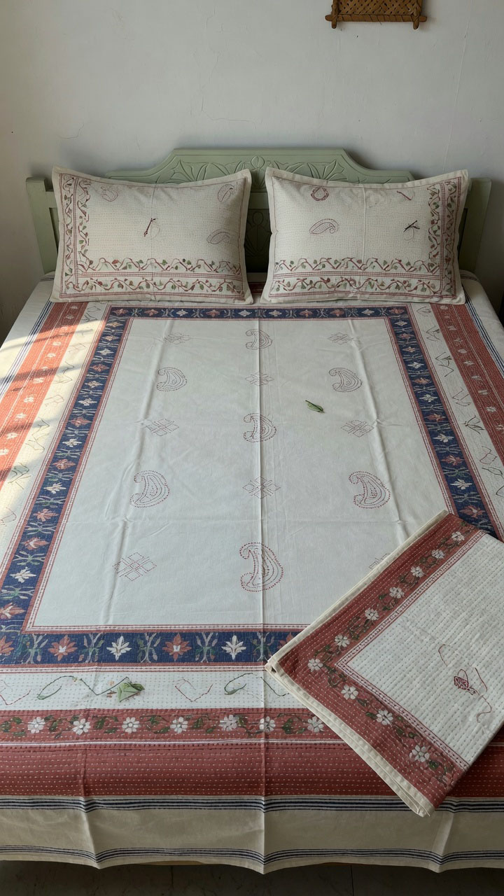 TaatiStudio Timeless Buti Paisley Bed Cover
