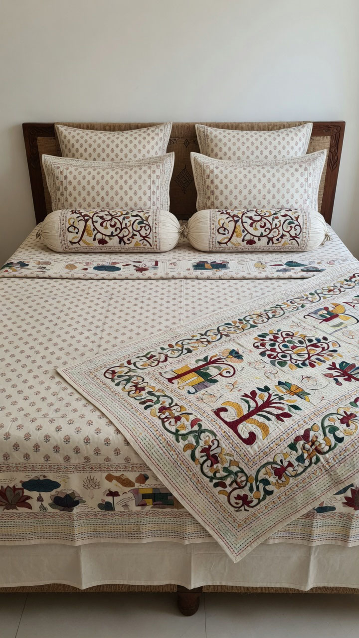 TaatiStudio Village Tree Story Bed Cover
